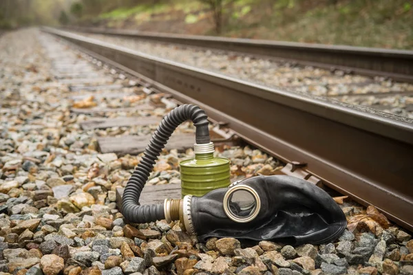 Gasmaskenwälder — Stockfoto