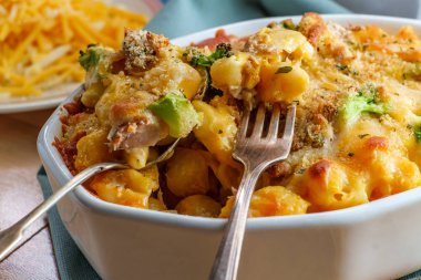 Makarna, ton balığı, güveç.