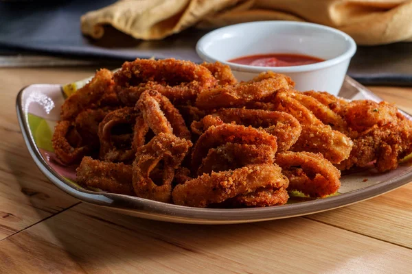 Anillos de calamares Aperitivo —  Fotos de Stock