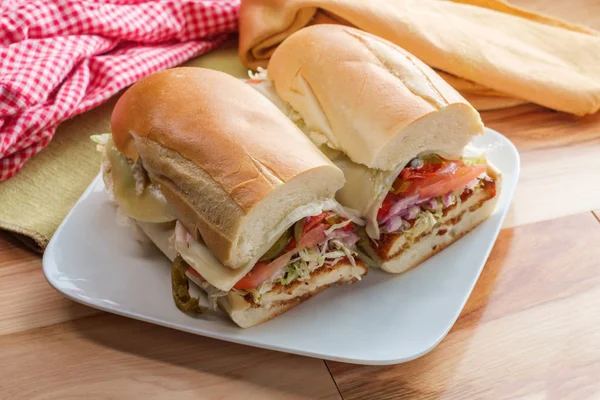 Italiaanse kip Cutlet Sandwich — Stockfoto