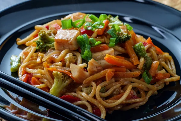 Chinese Chicken Chow Mein Stock Image
