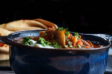 Nohut kuzu Shawarma Çorbası