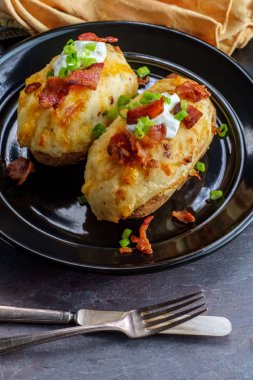 fırında patates yüklendi