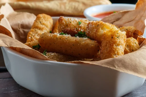 Mozzarella Cheese Sticks — Stock Photo, Image