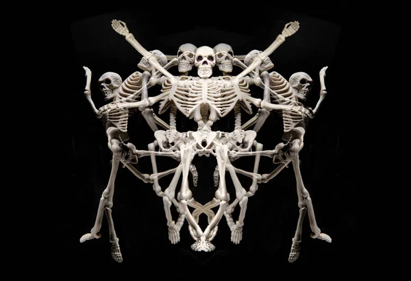 Iskelet dansıesqueleto bailando — Stok fotoğraf