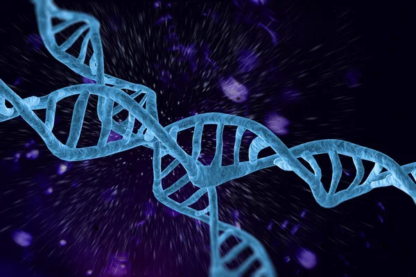 Abstract Dna Bundel Dubbele Helix Genetica Illustratie — Stockfoto