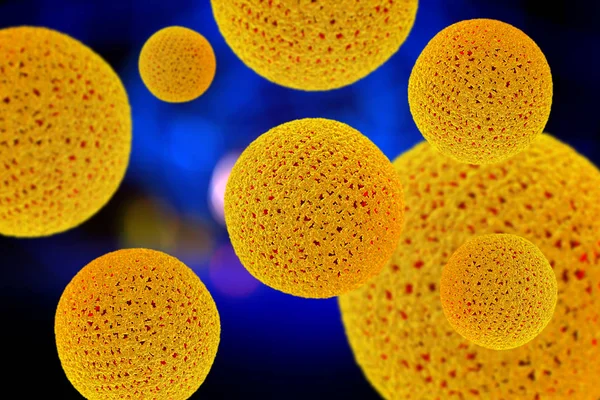 Closeup Partículas Grãos Pólen Flores Para Uso Para Fundo Alergia — Fotografia de Stock