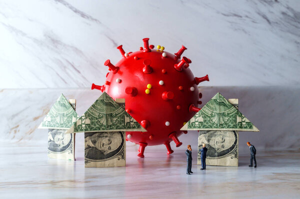 Unemployed businessmen about to lose their homes due to unemployment after the coronavirus disaster