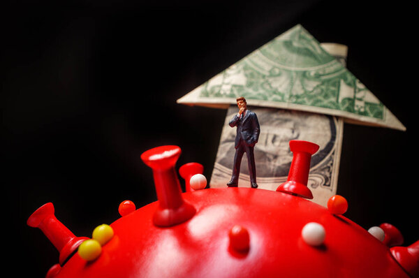 Unemployed businessmen about to lose their homes due to unemployment after the coronavirus disaster