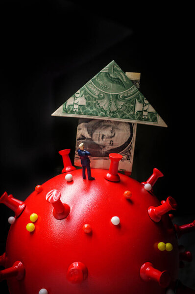 Unemployed businessmen about to lose their homes due to unemployment after the coronavirus disaster