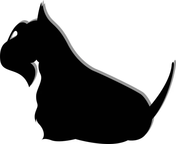 Perros Animales Scottish Terrier — Vector de stock