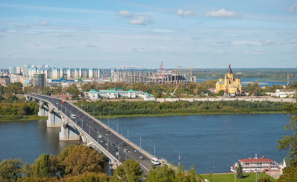 Vista de Nizhny Novgorod — Foto de Stock