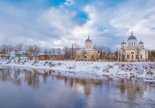 Russische provinciale stad van Torzjok — Stockfoto