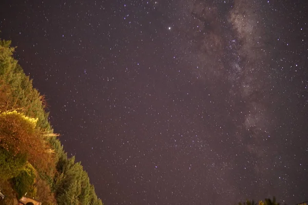 Milky Way Southern Aurora Abstract Astronomy Astrophotography Galaxy Clear Cold — Stock Photo, Image