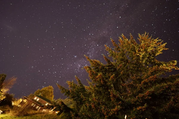 Melkweg Met Southern Aurora Abstracte Astronomie Astrofotografie Galaxy Heldere Koude — Stockfoto