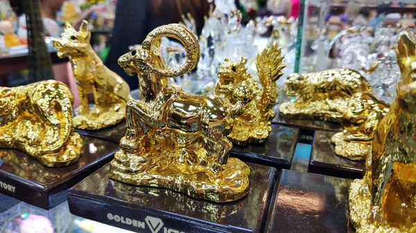 Gold Silber Tierbezeichnung Chinesisches Horoskop Chinesische Tierkreiszeichen Drachen Schlangen Hunde — Stockfoto