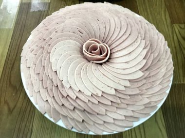 Cha Gio - Vietnam domuz sosisi domuz mantarı Asya mutfağı geleneksel yemek yağsız domuz eti nişasta sarımsaklı kara biber ve muz iznine sarılmış balık sosu ve Vietnam yemeği haşlama