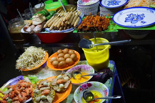 美味可口的亚洲食物近景 — 图库照片