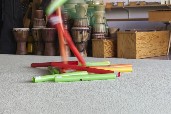 Boomwhackers Intrumentos Percusión — Foto de Stock