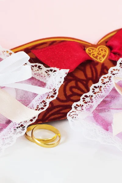 Handgemaakte bruiloft decoratie — Stockfoto