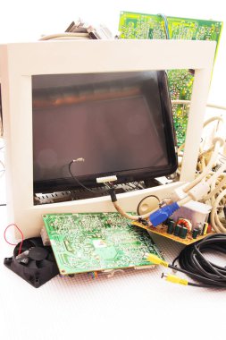 Monitör ve parçalar