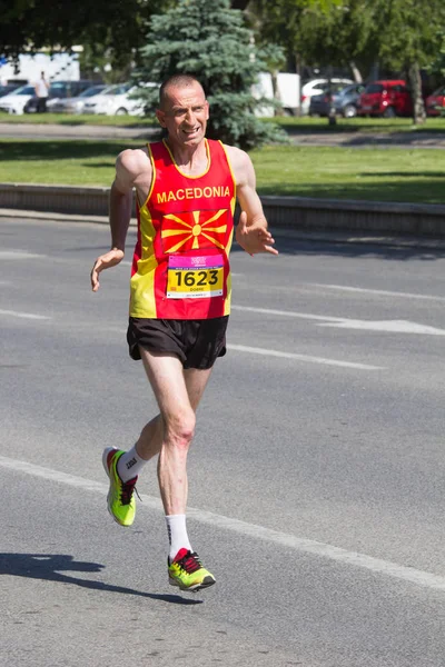 Maratona de Skopje 2017 — Fotografia de Stock