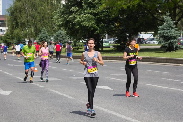 Skopje Marathon 2017 — стокове фото