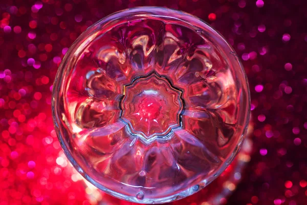 Kristallaltes Glas — Stockfoto