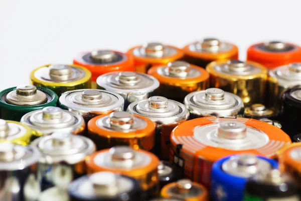 Many various batteries. — Stock Photo, Image