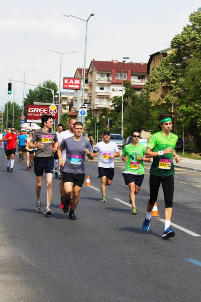 Skopje Marathon 2018 — Stock Photo, Image