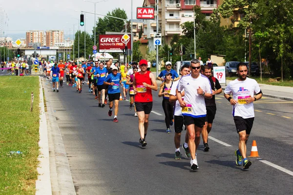 Maratona di Skopje 2018 — Foto Stock