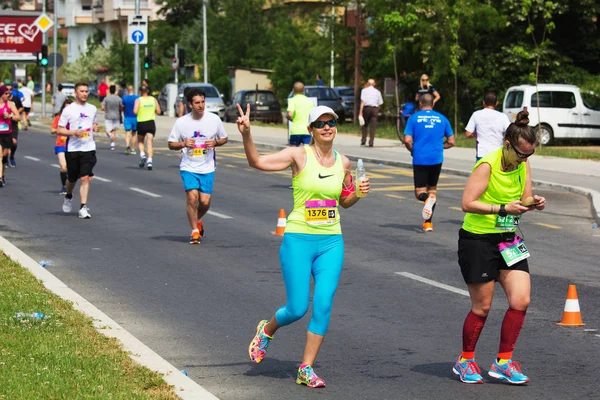 Skopje Marathon 2018 — Stock fotografie