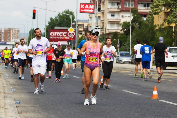Skopje Marathon 2018 — Stock fotografie
