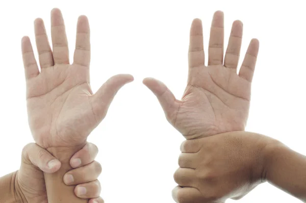 Hände, die Impulse halten — Stockfoto