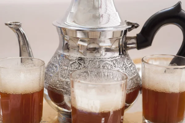 摩洛哥传统茶 — 图库照片