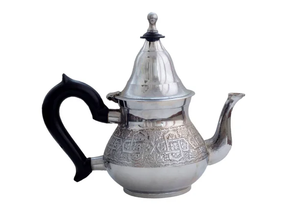 Arabska Tradycyjna Herbata Białym — Zdjęcie stockowe