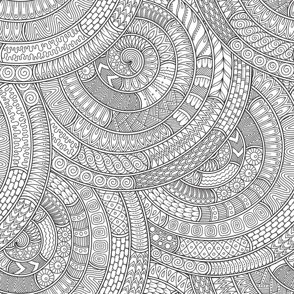 Doodle-Hintergrund in Vektor mit Doodles, — Stockvektor