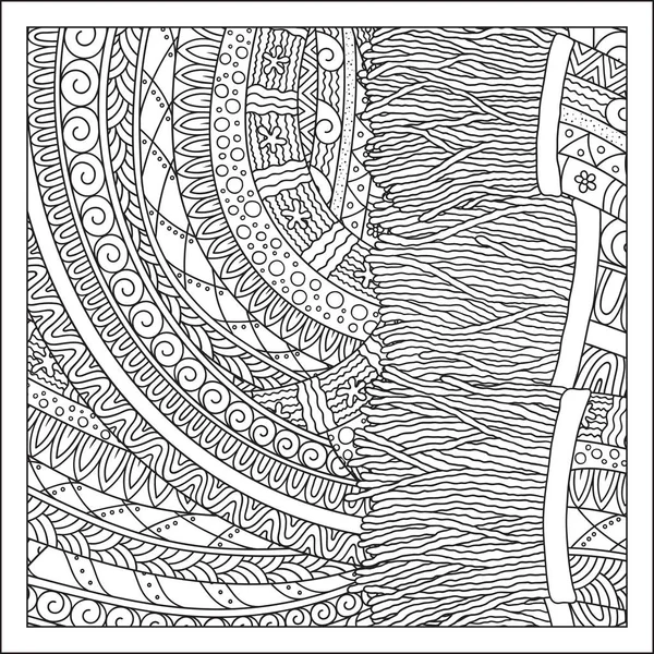 Pattern for coloring book. — Stock Vector