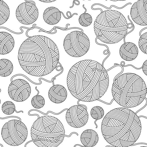 Seamless pattern for coloring book. — Stock Vector