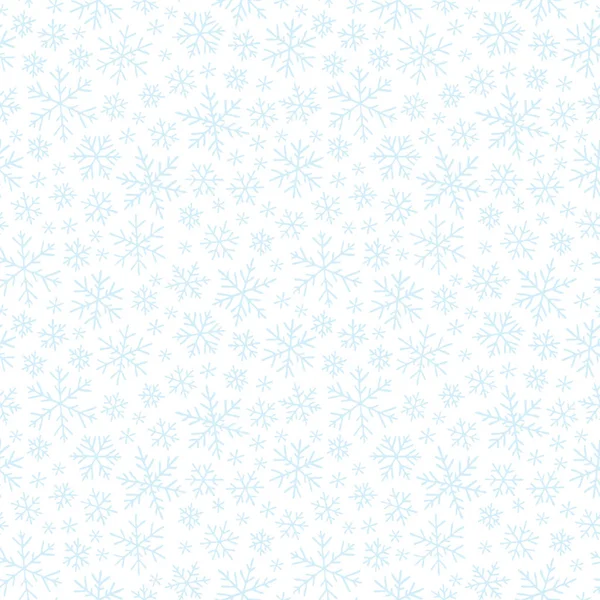 Hiver toile de fond avec chute de neige . — Image vectorielle