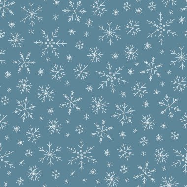 Kar taneleriyle kusursuz desen