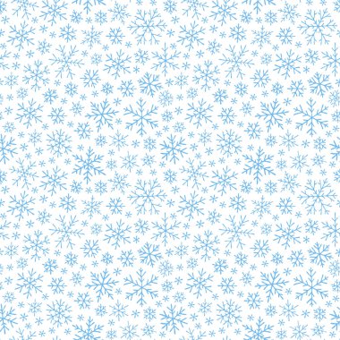 Noel sorunsuz doodle desen kar taneleri ile