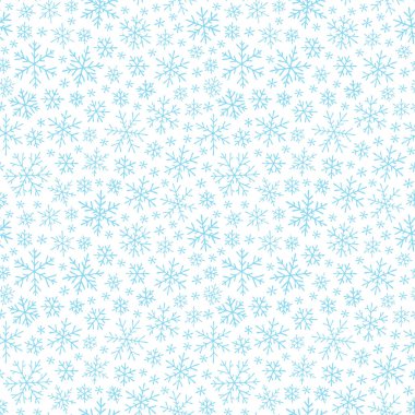 Noel sorunsuz doodle desen kar taneleri ile