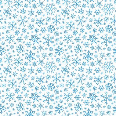 Noel sorunsuz doodle desen kar taneleri ile