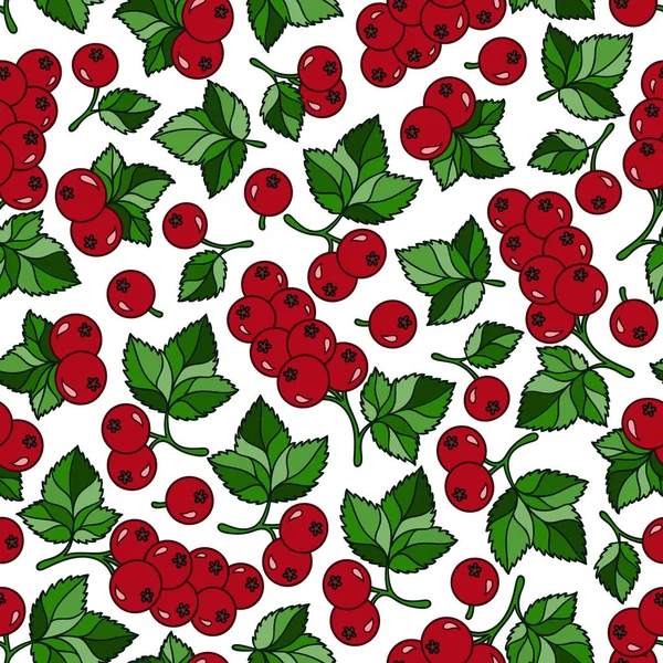 Siyah frenk üzümü. Vektör seamless modeli.