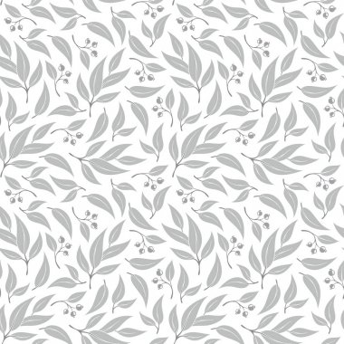 Sorunsuz okaliptüs yaprağı deseni.