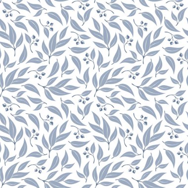 Sorunsuz okaliptüs yaprağı deseni.