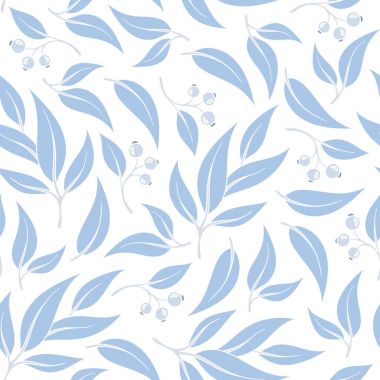 Sorunsuz okaliptüs yaprağı deseni.