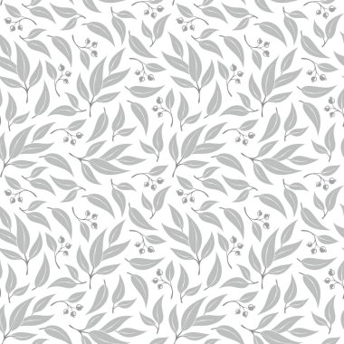 Sorunsuz okaliptüs yaprağı deseni.