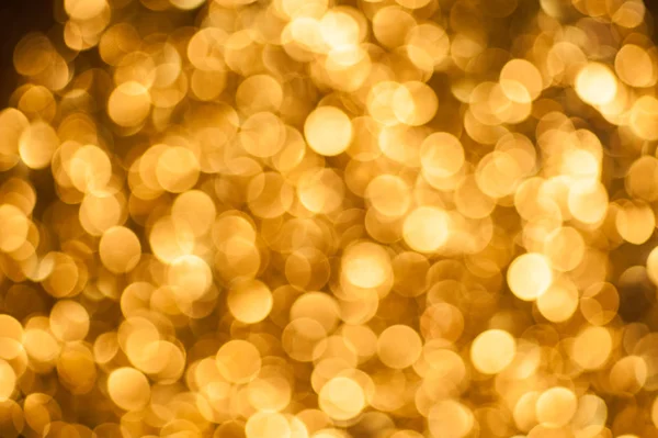 Golden glitter abstract boken background — Stock Photo, Image